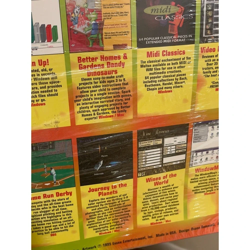 Vintage CD-ROM PC Games Software Frankenstein‎ 20 Pack Box Set Windows DOS